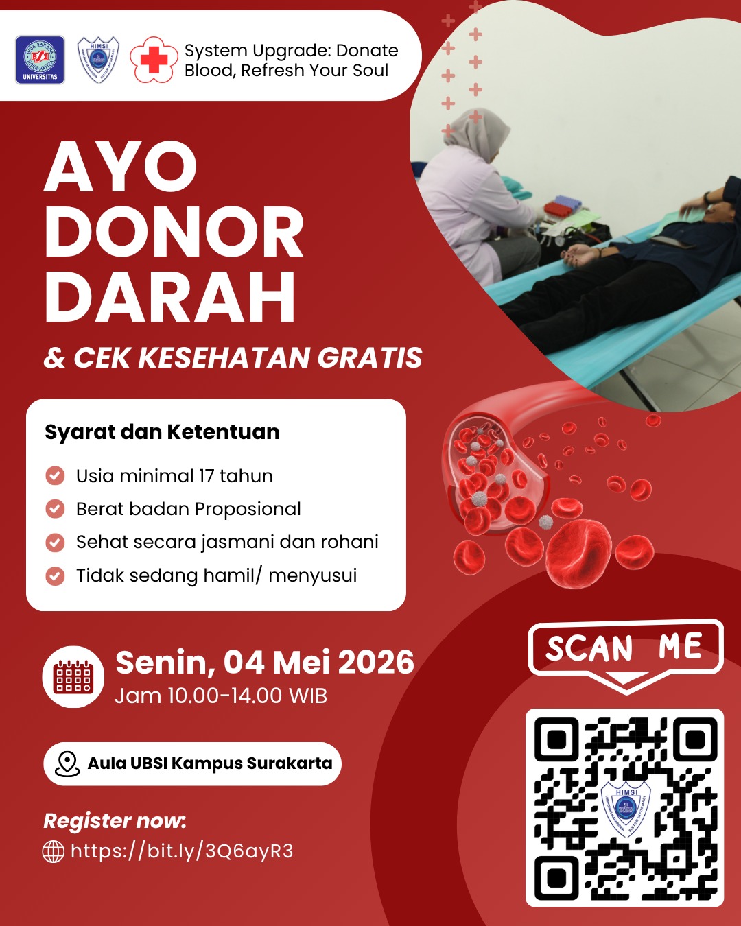Donor Darah dan Cek Kesehatan